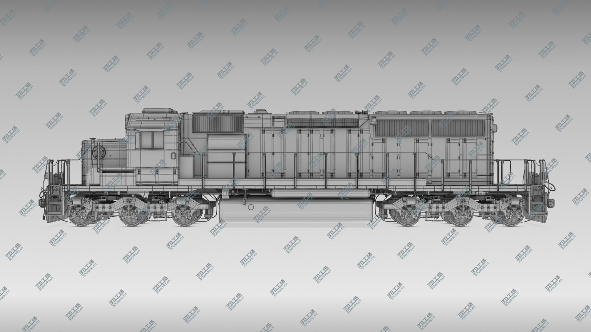 images/goods_img/202105074/Locomotive SD40-2 CSX YN3b 3D model/3.jpg